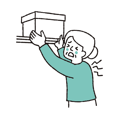 首・肩のつらさのイメージ